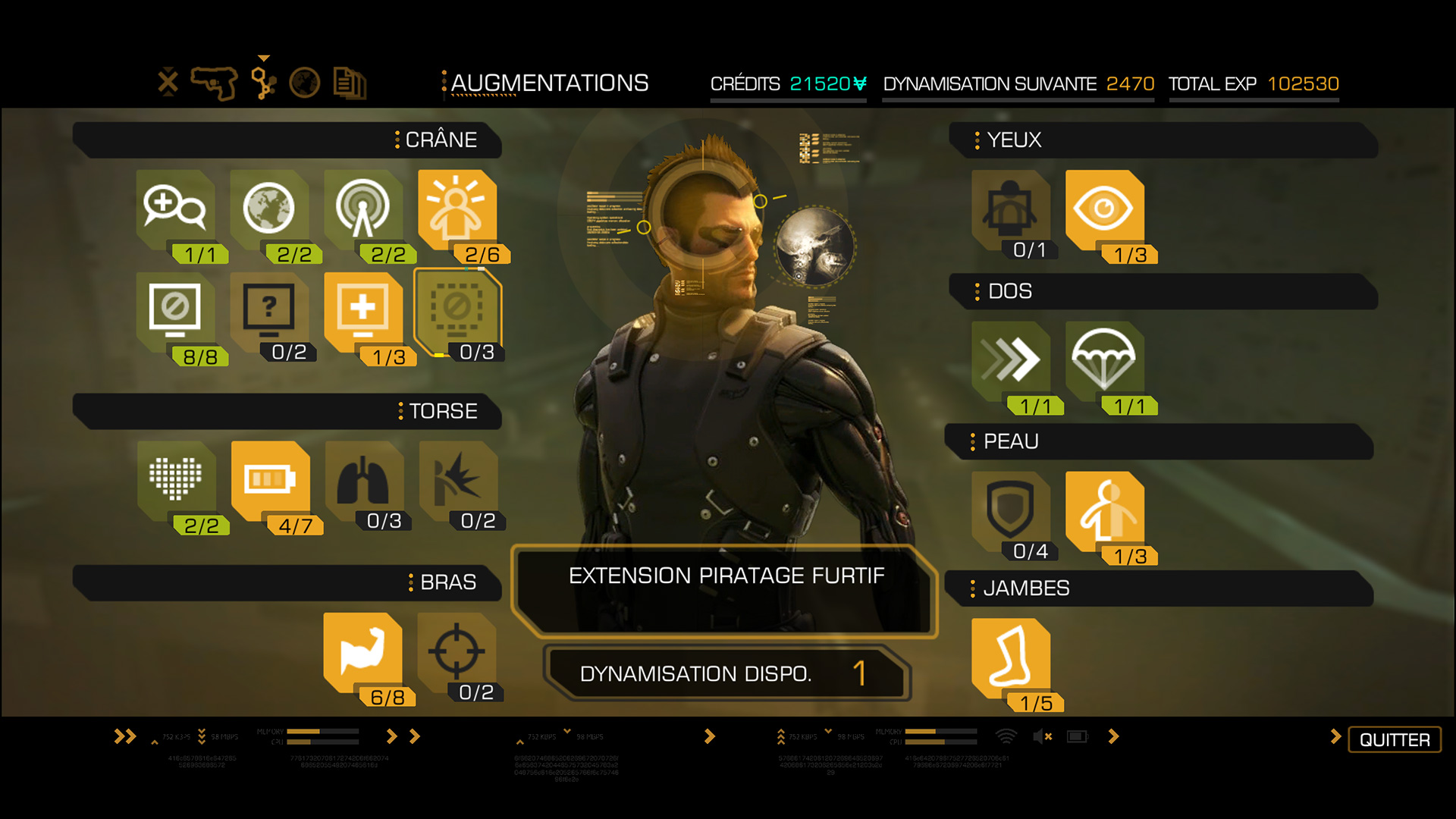 Deus Ex : Human Revolution Director’s Cut - compétences